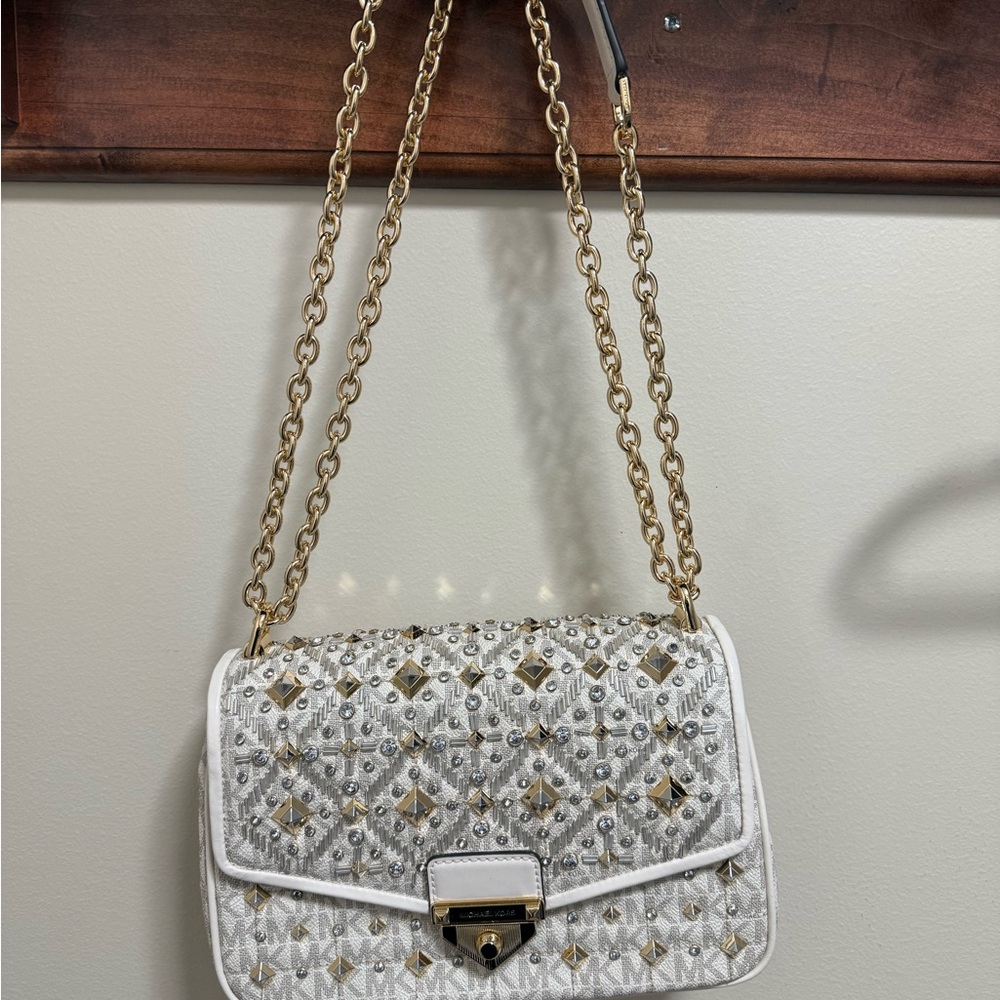New With tags Michael Kors studded quilted bag. It is so beautiful!  $799.